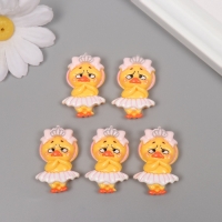 Декор для творчества пластик "Утёнок в юбочке" набор 5 ш 3,1х2,5х1 см Декор для творчества пластик "Утёнок в юбочке" набор 5 ш 3,1х2,5х1 см