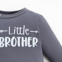 Комбинезон Крошка Я "Brother", рост 62-68 см, цвет тёмно-серый Комбинезон Крошка Я "Brother", рост 62-68 см, цвет тёмно-серый