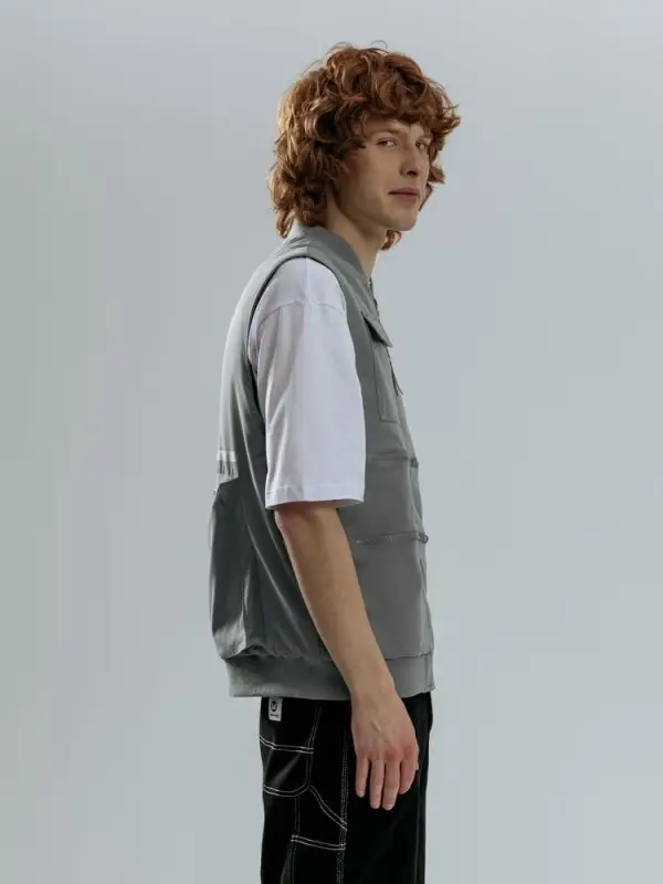 Жилет Hard Work, серый, размер XXL