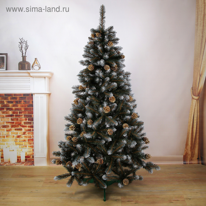 Ёлка искусственная "Элитная Золото" 180 см, d нижнего яруса 100 см, 490 веток