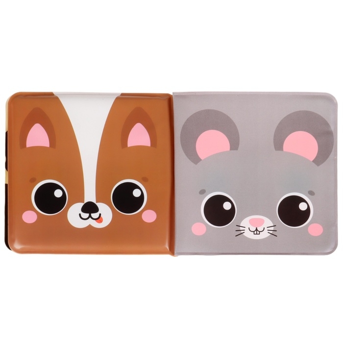 Набор книжек - игрушек для ванны &laquo;В зоопарке&raquo;, водная раскраска, 3 шт., Крошка Я