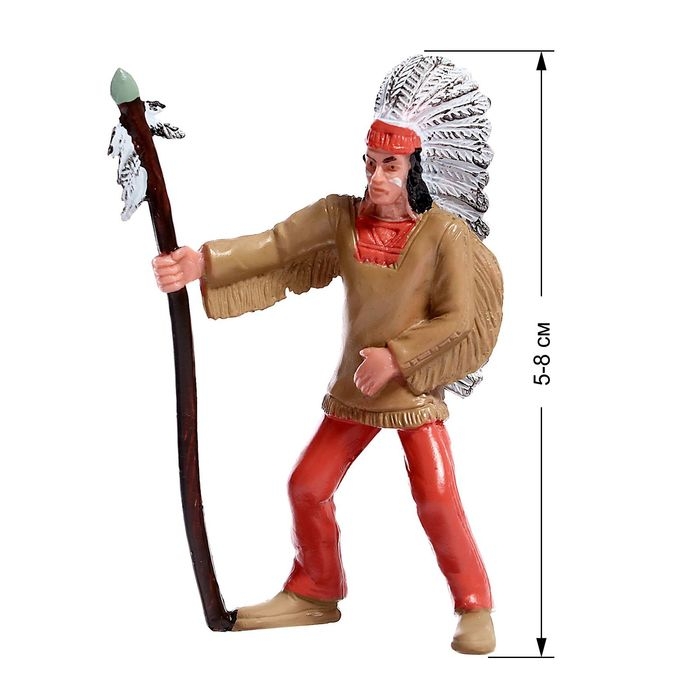 Набор фигурок &laquo;Индейцы&raquo;, 6 шт.