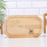 Доска разделочная &laquo;Гайка&raquo; большая (кровосток) 38х22х1,8 см