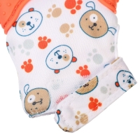 Прорезыватель-рукавичка &laquo;Собачки&raquo;, цвет красный, Крошка Я