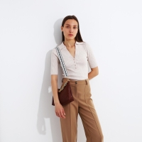 Сумка кросс-боди на молнии, цвет коричневый Сумка кросс-боди на молнии, цвет коричневый