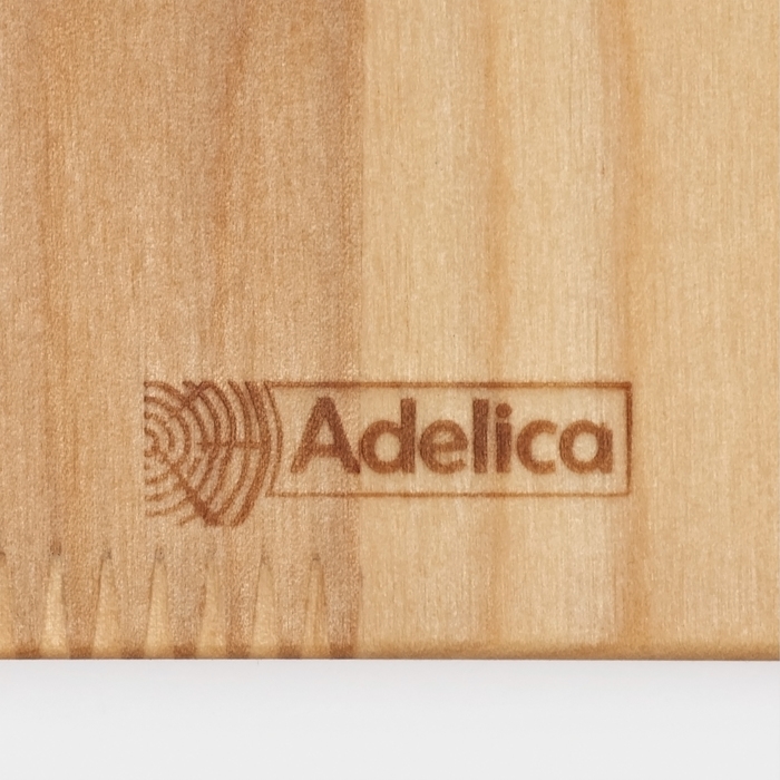 Блюдо для подачи Adelica, 20&times;18&times;1,8 см, пропитано маслом, берёза