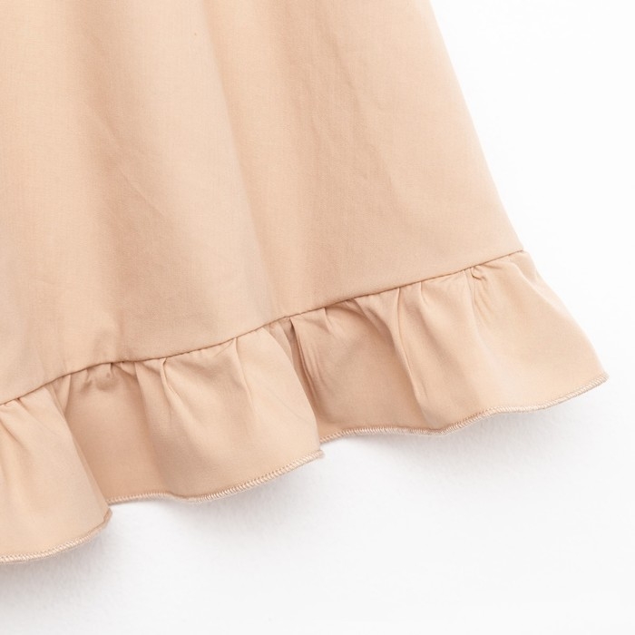 Платье для девочки KAFTAN "Cute", размер 32 (110-116), цвет бежевый