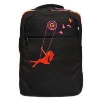 Рюкзак молодёжный 40 х 28 х 16 см, Grizzly, эргономичная спинка, отделение для ноутбука, чёрный