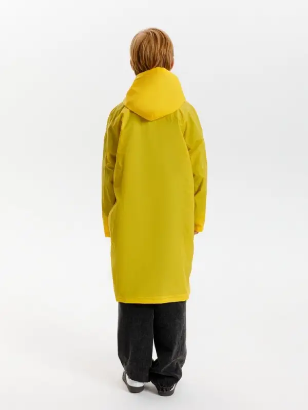Дождевик детский RainDrop Kids, желтый, 8 лет (рост 118-128)