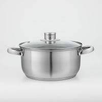 Кастрюля из нержавеющей стали Доляна &laquo;Гретте&raquo;, 3,2 л, d=20 см, с крышкой, капсульное дно, индукция