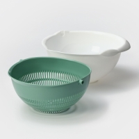 Дуршлаг для крупы, d=19,5 см, цвет фисташковый