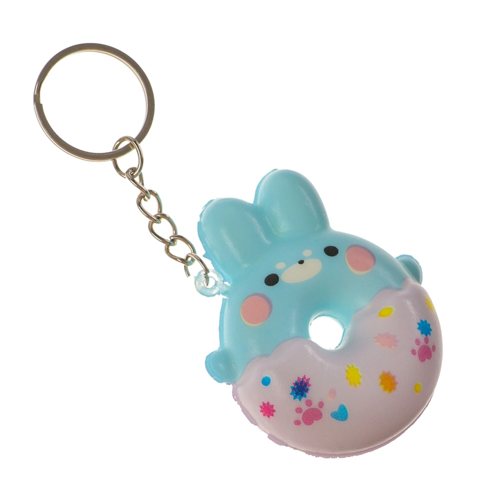 Мялка-сквиш &laquo;Зверята&raquo;, на брелоке, цвет МИКС