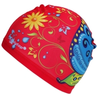 Шапочка для плавания детская ONLYTOP &laquo;Бабочка&raquo;, тканевая, обхват 46-52 см