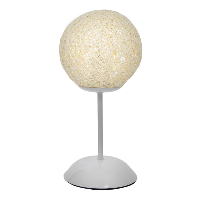 Лампа настольная 1375297/1 E27 40Вт белый 14х14х30 см RISALUX