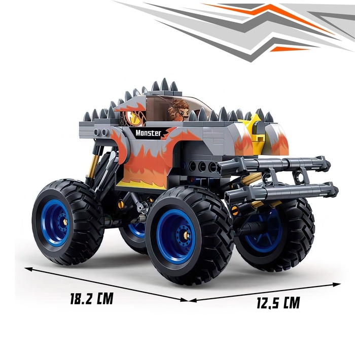 Конструктор внедорожник &laquo;Бигфут&raquo; Sluban Механо, инерционный, 267 деталей, 6+