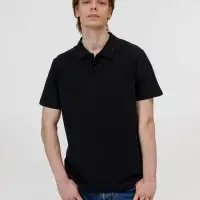 Рубашка поло унисекс Pulse, черная, размер S