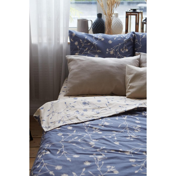 Постельное белье Этель дуэт &laquo;Flowers&raquo; 143*215 см - 2 шт, 220*240 см, 70*70 см -2 шт.