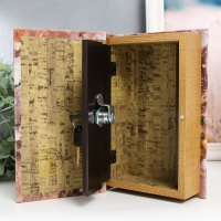 Сейф-книга дерево кожзам "Цветник. Ретро" 21х13х5 см Сейф-книга дерево кожзам "Цветник. Ретро" 21х13х5 см