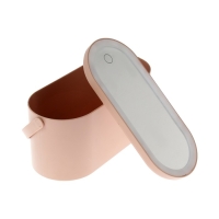 Кейс для косметики с зеркалом KZ-14, подсветка, 96 диодов