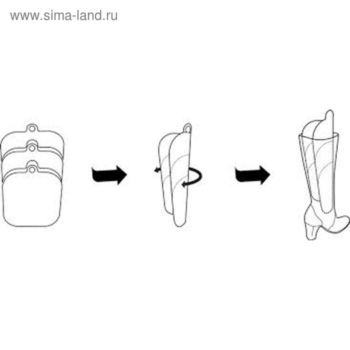 Формодержатель для обуви 40&times;28&times;0,2, цвет чёрный