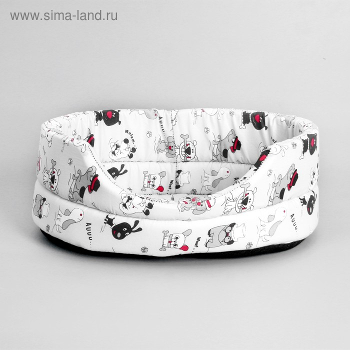 Лежанка поплин PerseiLine ЛЕ-2 №2 43 х 30 х 16 "песики"