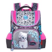 Ранец школьный Стандарт, раскаладной, 35 х 22 х 12 см, Across 191, наполнение: мешок, серый/фиолетовый ACR22-191-7 Ранец школьный Стандарт, раскаладной, 35 х 22 х 12 см, Across 191, наполнение: мешок, серый/фиолетовый ACR22-191-7