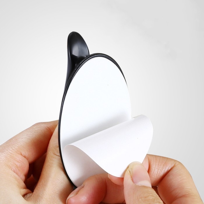 Ручка мебельная самоклеющаяся CAPPIO, L=95 мм, пластик, цвет черный Ручка мебельная самоклеющаяся CAPPIO, L=95 мм, пластик, цвет черный