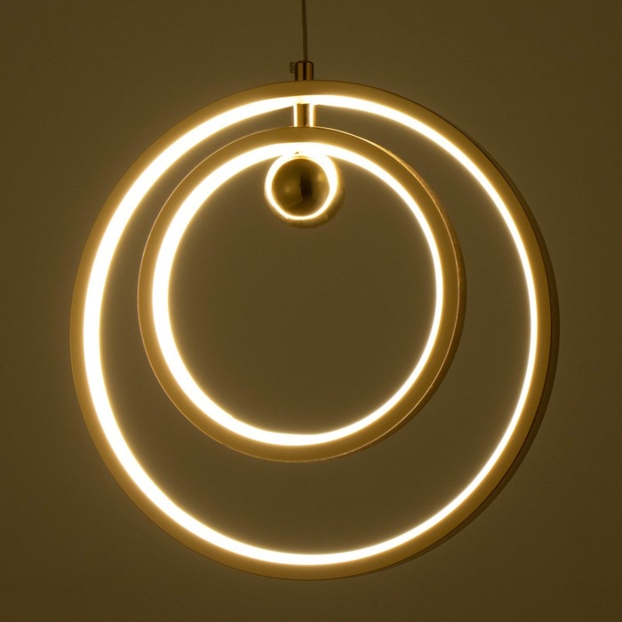 Светильник BayerLux "Хайфи" 36Вт LED хром 30х30х32см