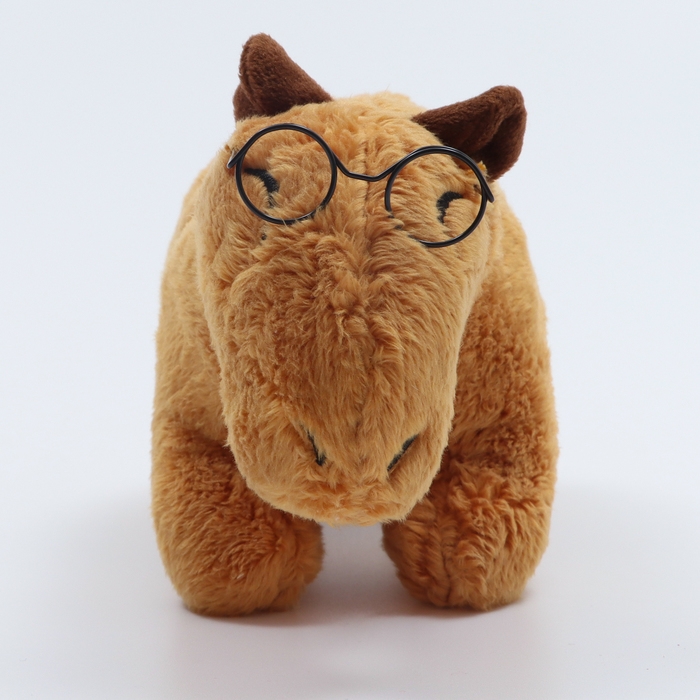 Мягкая игрушка &laquo;Капибара. Умник&raquo;, 10 см, с очками и бабочкой