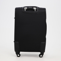 Чемодан средний 52 л (M), отдел на молнии, кодовый замок, с расширением, цвет чёрный Чемодан средний 52 л (M), отдел на молнии, кодовый замок, с расширением, цвет чёрный