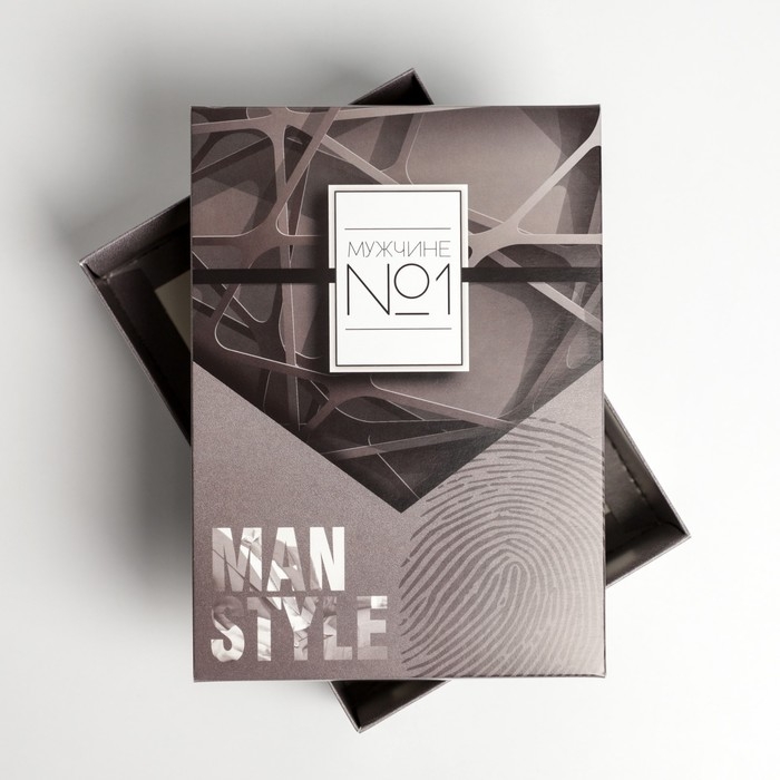 Коробка подарочная складная, упаковка, &laquo;№1&raquo;, 21 х 15 х 7 см