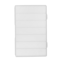 Контейнер для мелочей К-29, пластмасса, 17,5х11х2,5 см, прозрачный