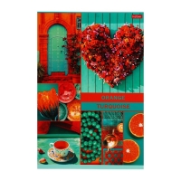 Тетрадь А4, 48 листов в клетку "В мире грез", обложка мелованный картон, глянцевая ламинация, блок 60г/м2 , МИКС