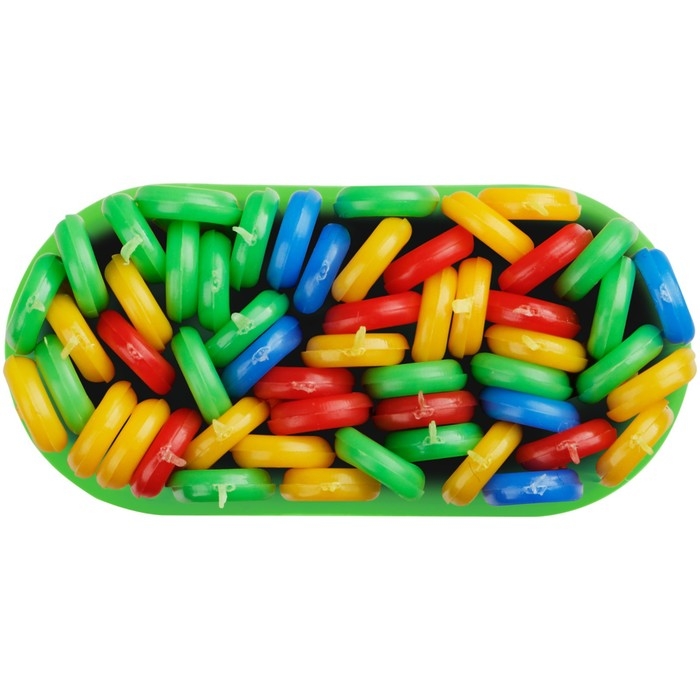 Счетные палочки Стамм, 50 штук в пенале, микс Счетные палочки Стамм, 50 штук в пенале, микс