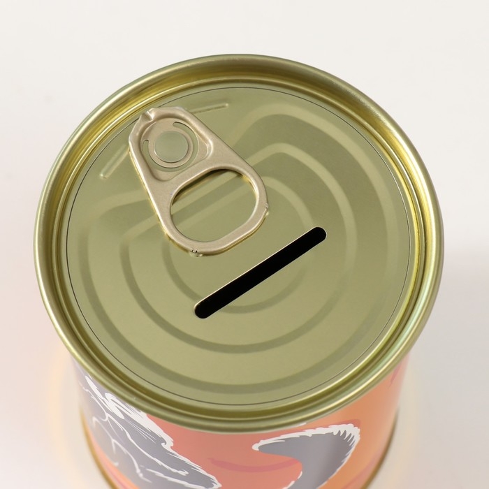 Копилка-банка металл "Сила воли + характер"