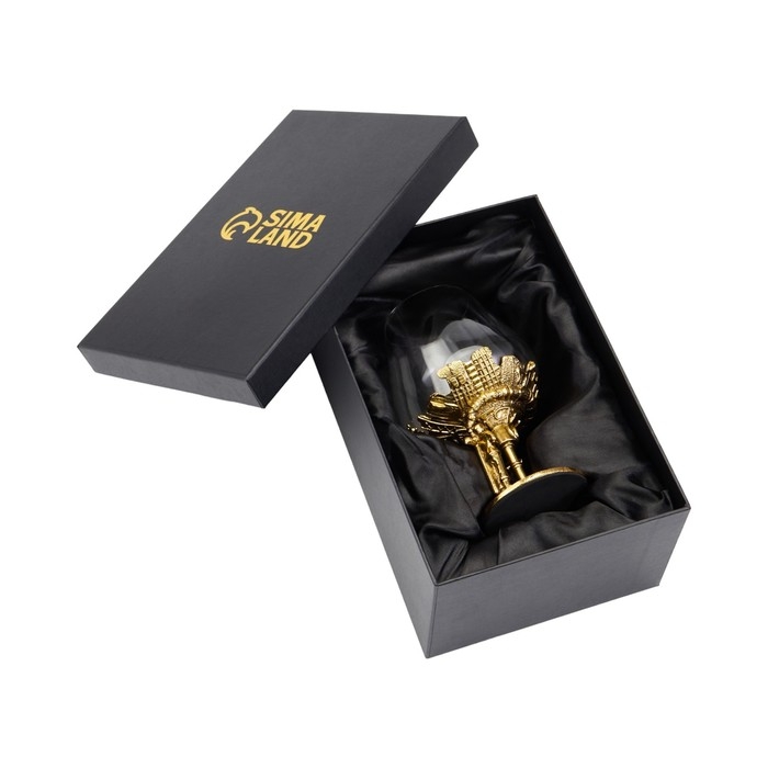 Бокал для коньяка "Нефтянники", золото