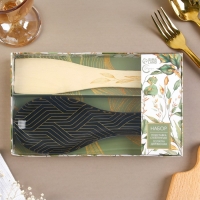 Подарочный набор: подставка под ложку, лопатка Подарочный набор: подставка под ложку, лопатка