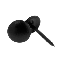 Гвозди ТУНДРА, декоративные, обивочные, 8х15 мм, черный, 500 шт Гвозди ТУНДРА, декоративные, обивочные, 8х15 мм, черный, 500 шт