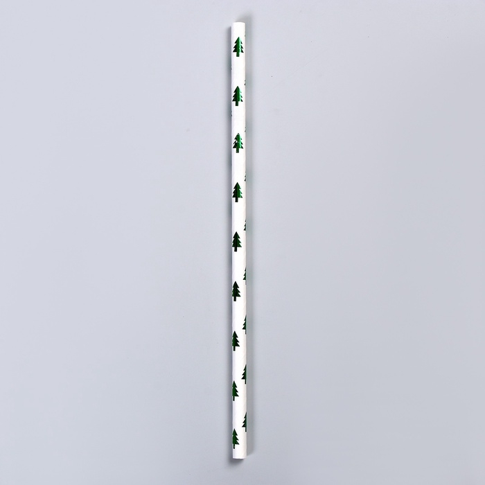 Трубочка для коктейля &laquo;Ёлочки&raquo;, набор 25 шт.