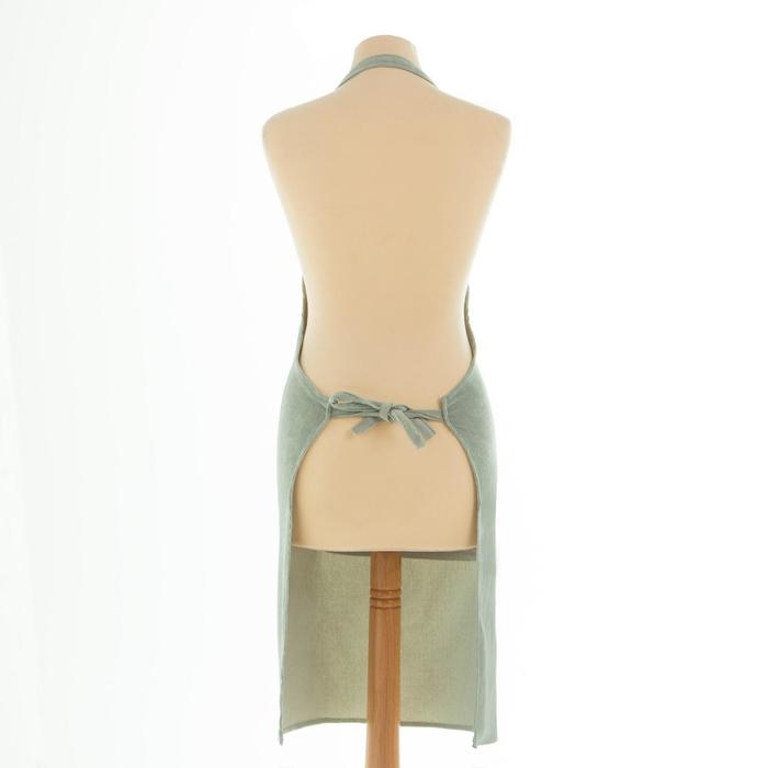 Фартук Этель &laquo;Классика&raquo; цвет зелёный 65х80см, 100%пэ, велюр