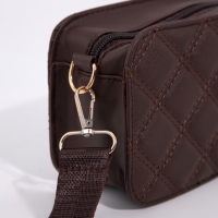 Сумка кросс-боди на молнии, цвет коричневый