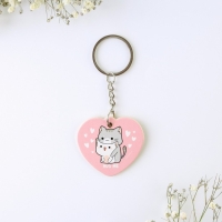 Брелок для ключей, значок, сувенир &laquo;Кусь - это по любви&raquo;, набор, 8,3 х 12 см.