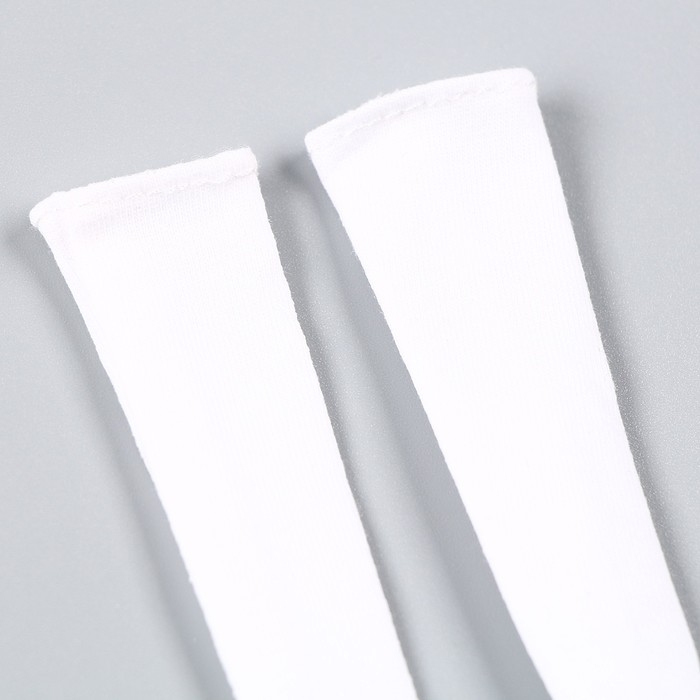 Гольфы выше колена для куклы, цвет белый Гольфы выше колена для куклы, цвет белый