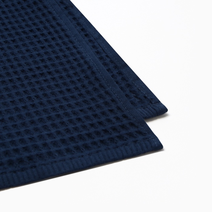 Набор банных полотенец LoveLife Набор банных полотенец LoveLife "Waffle blue" 2 шт: 100х150, 50х100 см., 100% хл