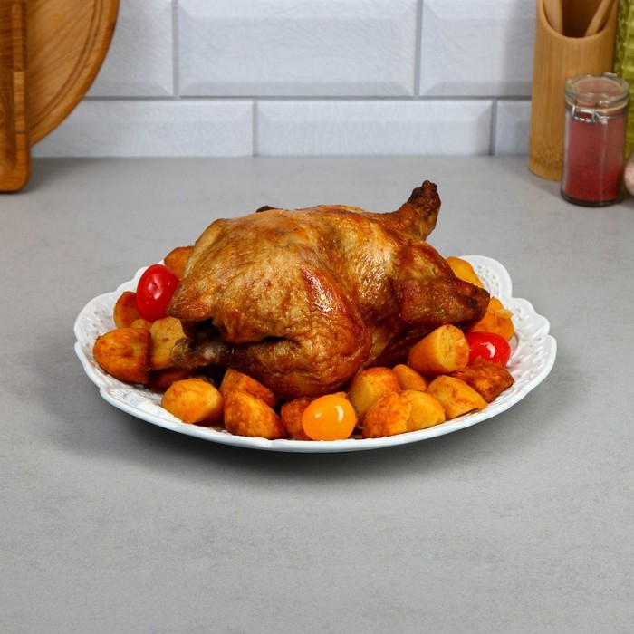 Блюдо &laquo;Вероника&raquo;, круглое, фарфор, Иран