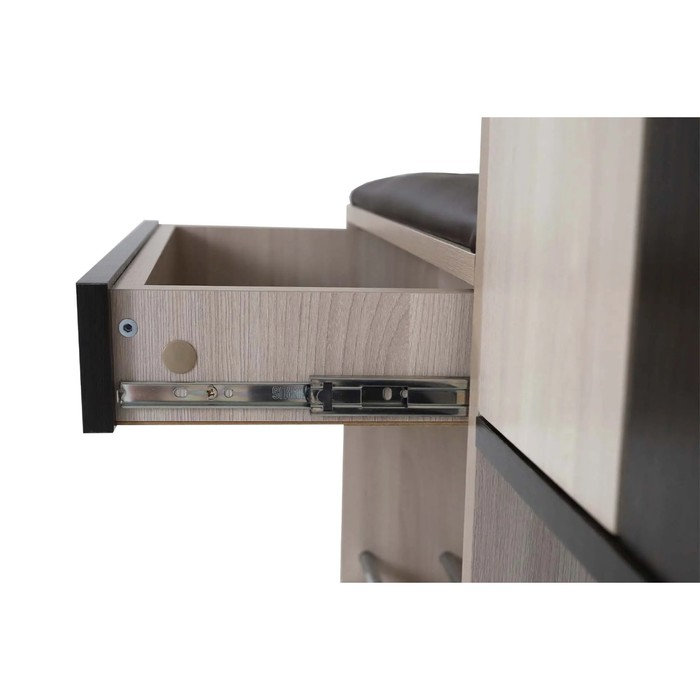 Прихожая Ольга 4, Ясень шимо светлый/Венге