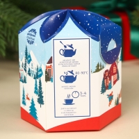 Новый год! Чёрный чай &laquo;Яркого года&raquo;, вкус: яблочный штрудель, 50 г.