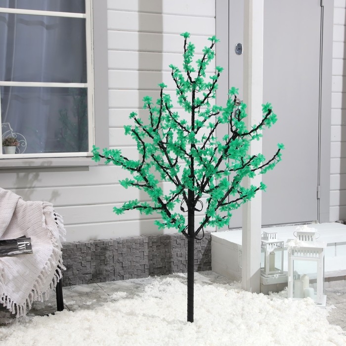 Светодиодное дерево «Баугиния» 1.5 м, 480 LED, постоянное свечение, 220 В, свечение зелёное Светодиодное дерево «Баугиния» 1.5 м, 480 LED, постоянное свечение, 220 В, свечение зелёное