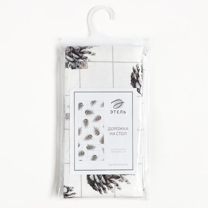 Дорожка на стол новогодняя "Этель" Merry Christmas 40*146 см, 100% хлопок, саржа 190 г/м2
