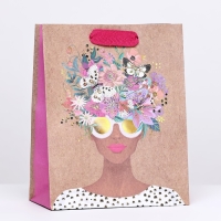 Пакет крафт "Яркий образ" 18 х 22,3 х 10 см Пакет крафт "Яркий образ" 18 х 22,3 х 10 см